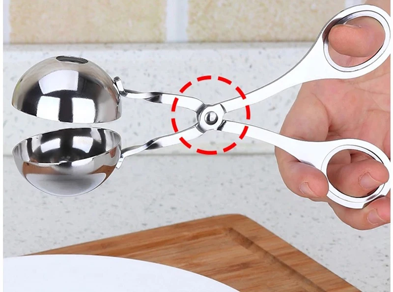 

Stainless Steel Meatball Maker Non Stick Clip Fish Meat Ball Rice Ball Making Mold Form Tool Kitchen Accessories Gadgets Cuisine