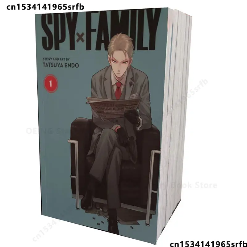 

7 Books/Set Japanese Anime SPY×FAMILY Official Comic Book Volume 1-7 SPY FAMILY Funny Humor Manga Books English Edition