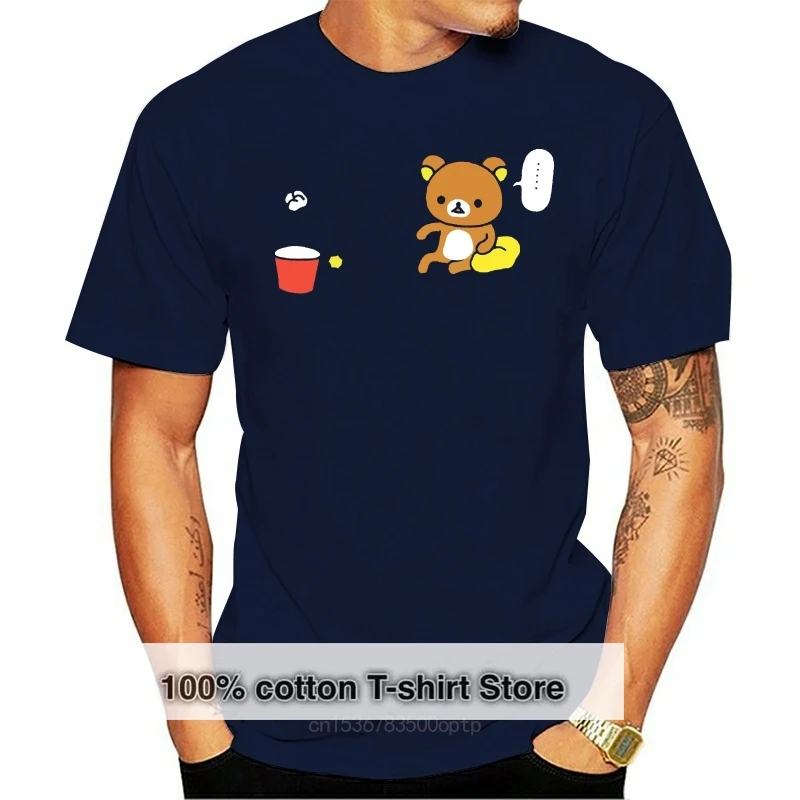 

ANIME Rilakkuma The Bear BAD IDEAS Tops Tee T Shirt NWT 100% Authentic Licensed T-Shirt Custom Screen Printed