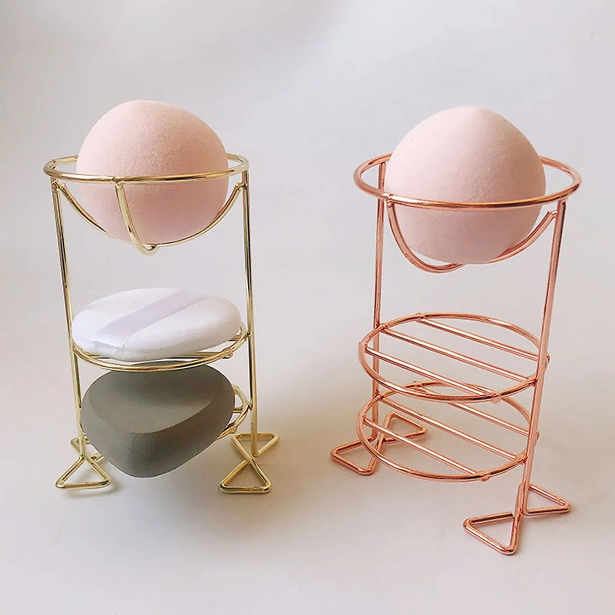 

Beauty Egg Mak Up Organizer Air Cushion Powder Puffing Rack Multi-layer Double-layered Makeup Drawer Organizer