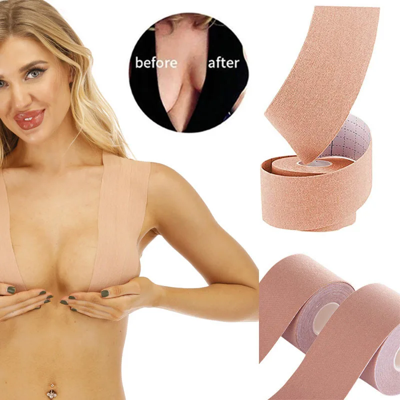 

6 Roll 5M Women Breast Nipple Covers Push Up Bra Body Invisible Breast Lift Tape Adhesive Bras Intimates Sexy Bralette Pasties
