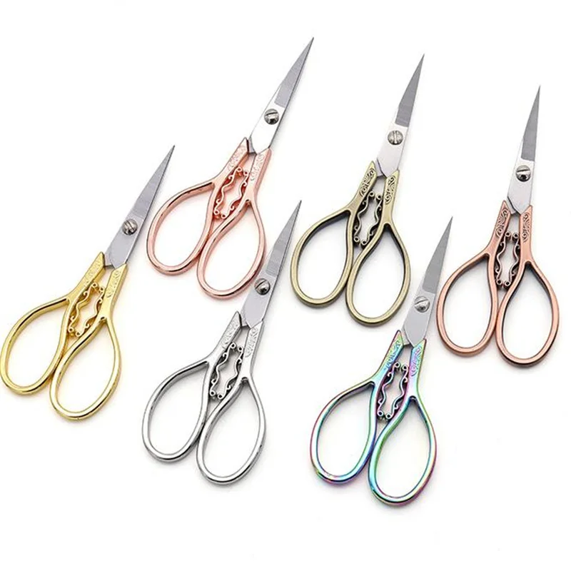 

Antique Design Style Sewing Stationery Scissors Gadget Cuts Straight Guided Fabric Crafts Tailor's Scissors Household Cutting