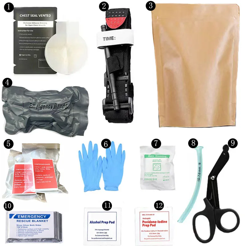 

First Aid Kit Outdoor Survival Emergency IFAK Tactical Trauma Kit Mochila Tatica Militar Medical Bag