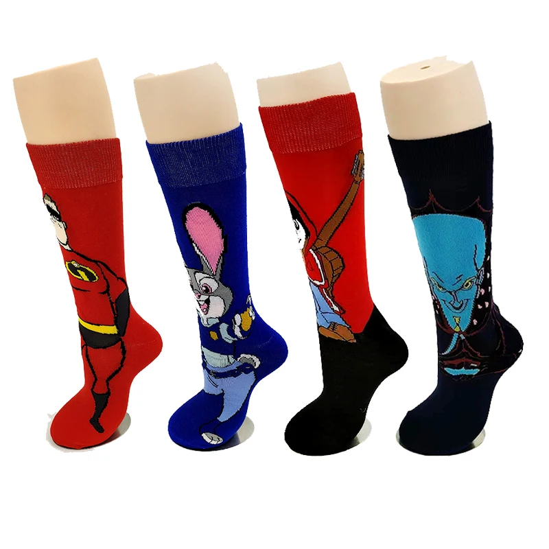 

Cartoon Anime Funny Socks Men Hip Hop Print Novelty Crazy Sokken Hip Hop Unisex Comfortable Skateboard Happy Socks Meias