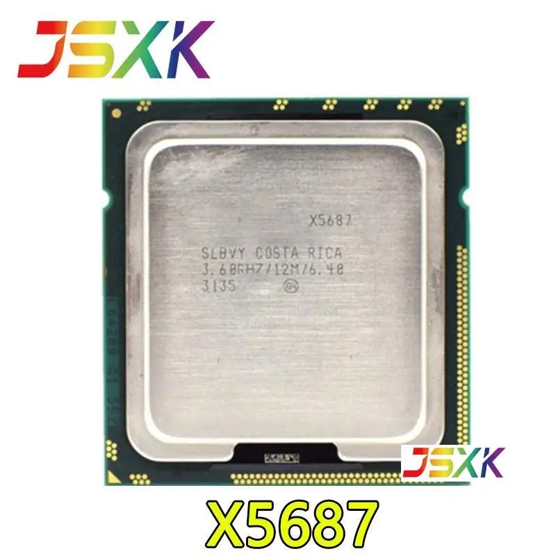 Для б/у процессора Intel Xeon X5687 3,6 ГГц 12 МБ четырехъядерный 6.4GT/s LGA 1366 SLBVY CPU