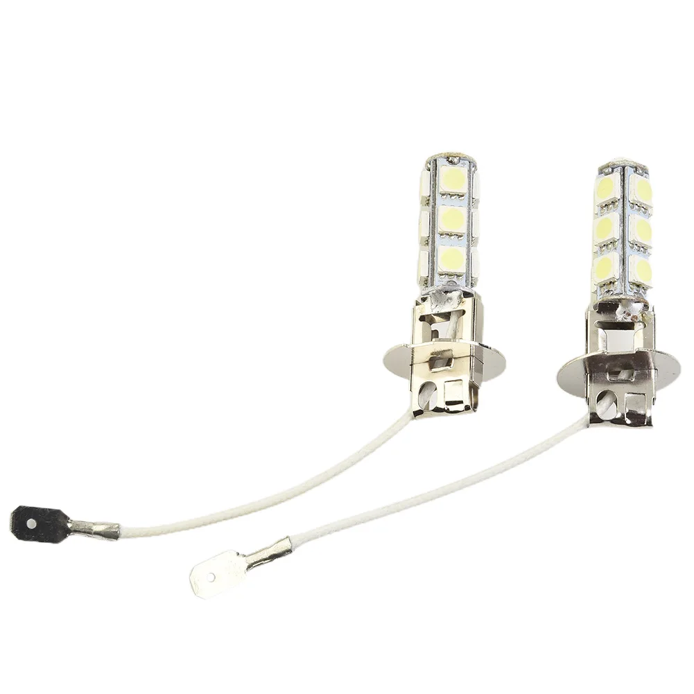 

2pcs H3 LED 6V Car Light Fog Light DRL Driving Lamp Flashlight Torches Replace LED Bulbs Super Bright Lighting 6500K White