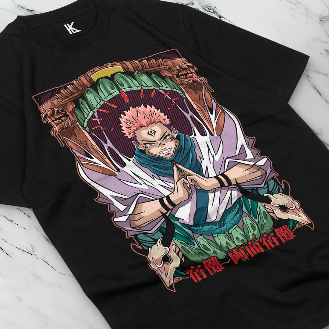 Ryomen Sukuna футболка Jujustu Kaisen juютсу kaisen ужасная Подарочная рубашка все размеры