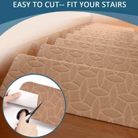1pcs non slip stair tread mat indoor tpe self adhesive stairs floor rug for kids safe household step staircase protection pad