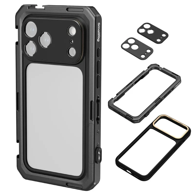 Фото Клетка для видеосъемки SmallRig 17 Pro/Pro Max для iPhone 17 Pro/Pro Max Basic Edition для записи/съемки видео №1