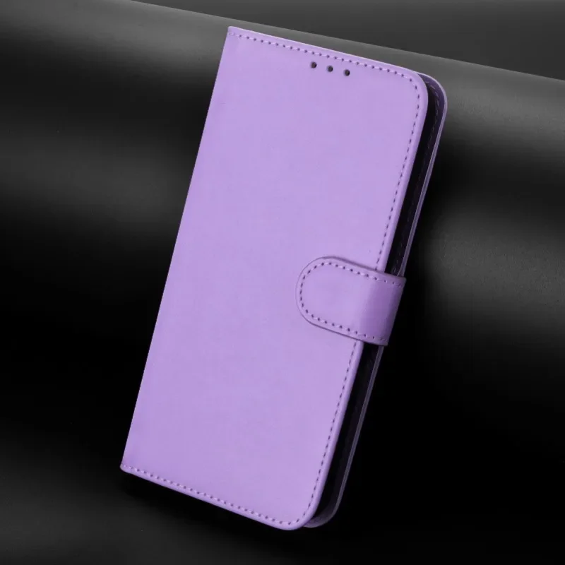 Однотонный чехол Etui G85 G55 G45 G35 для Motorola Moto G64 G84 G54 G14 G34 G04 G24 G73 G53 E14 цветной кожаный