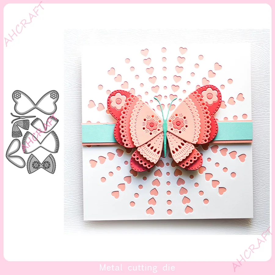 Цветы и бабочки металлические Вырубные штампы для сделай сам скрапбукинг