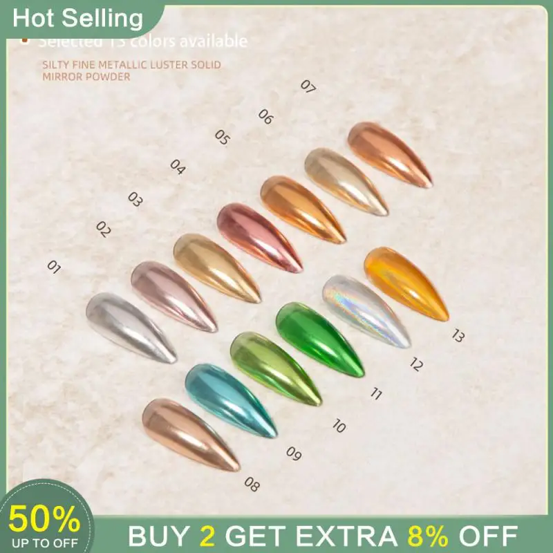 

Пигментная пудра, УФ-гель для ногтей, украшение для ногтей, твердая зеркальная пудра для маникюра