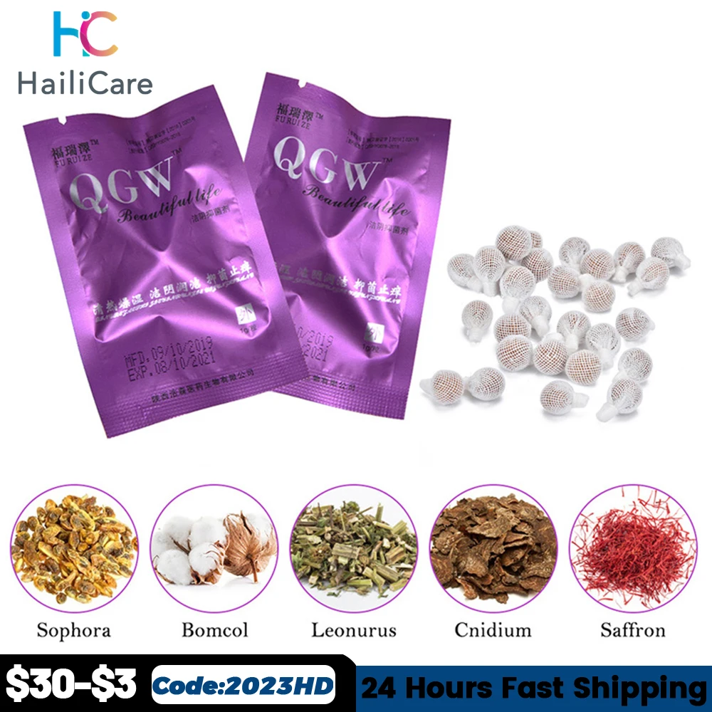 

50 pcs/lot Tampons Swab Vaginal Clean Point Tampon Discharge Toxins Gynaecology Pads Feminine Hygiene Product Detoxing Pearls