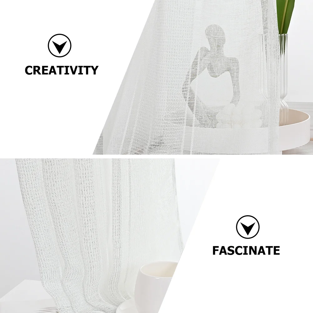 Перфорированные шторы для гостиной прозрачные белые красные драпировка спальни