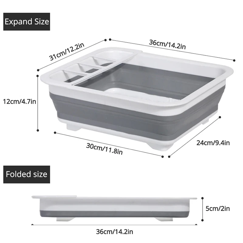 

Складная сушилка для посуды PP+TPR