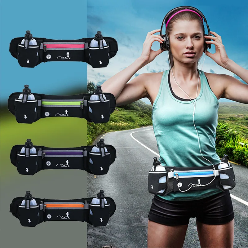Running Bag For Phone Hip Hydration Waist Fanny Pack Sports Phone Man Belt Pouch Female Gym Trail  Bags For Women Nature Hike