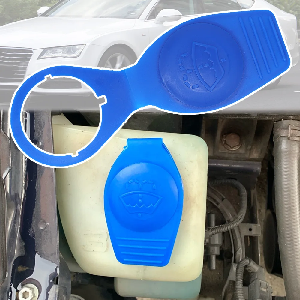 

For Audi A7 4G8 2010 - 2013 2014 2015 2016 2017 2018 Car Windshield Washer Reservoir Fluid Cap Tank Bottle Cover Accessories