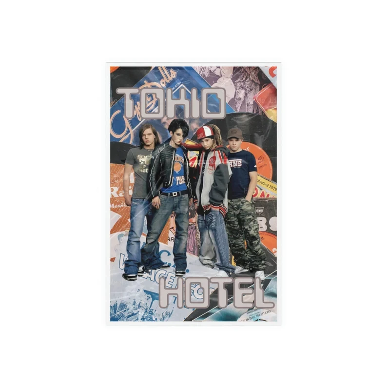 

Tokio Hotel Sign Best Group Band Music Poster Canvas Wall Art Home Decor