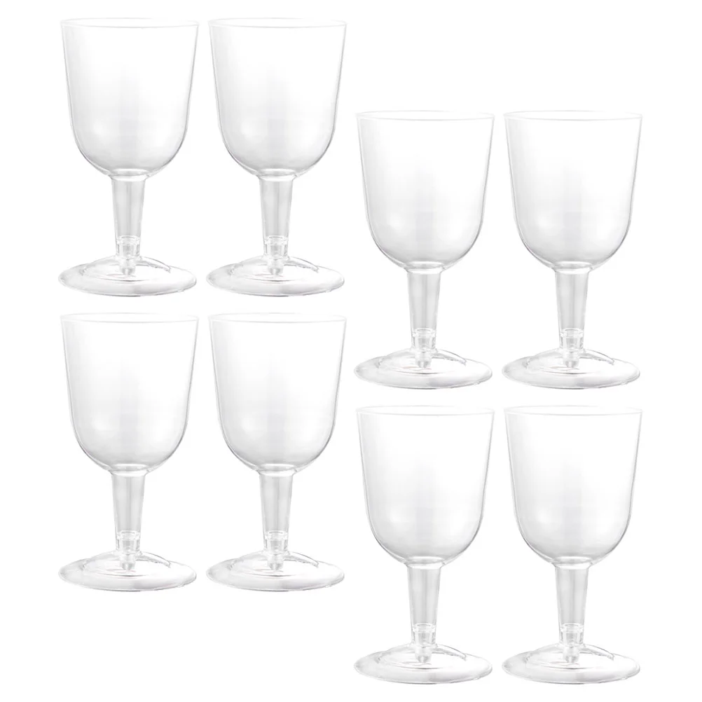 

8Pcs Detachable Bottom Small Plastic Cups Plastic Glasses for Drinking Banquet