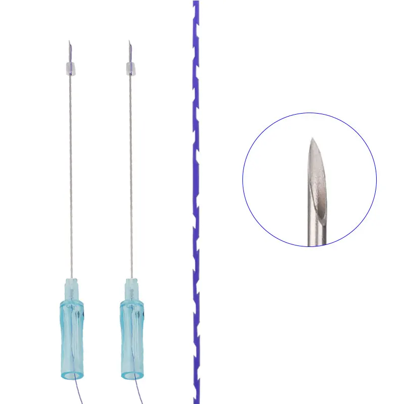 

surgical sutures absorbable / L 19g100mm molding pdo threads for breast lifting