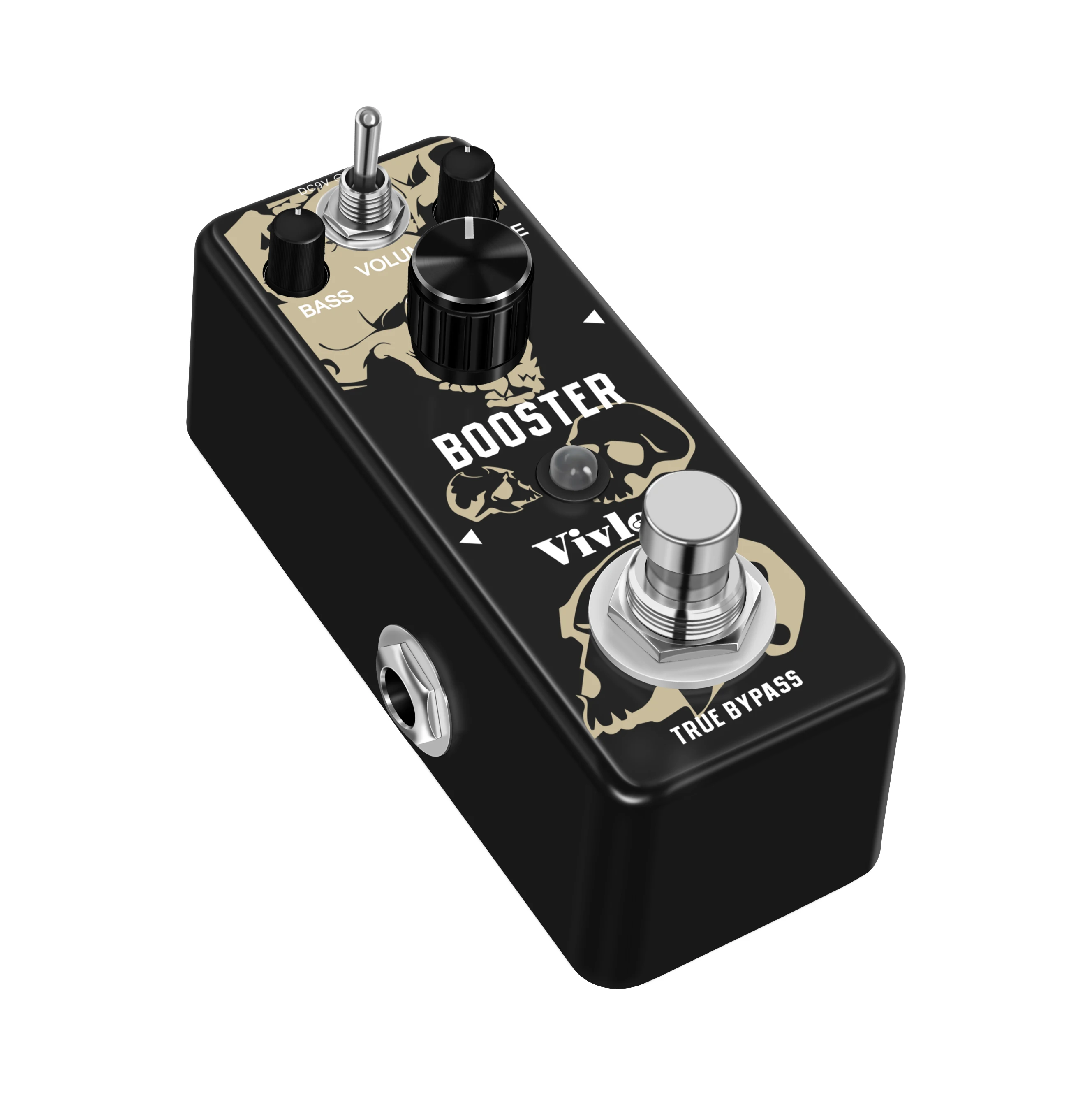 Vivlex LEF-318 Guitar Booster Pedal Pure Boost Effect Pedals Analog Pure Signal Amplification Sound Encouraging