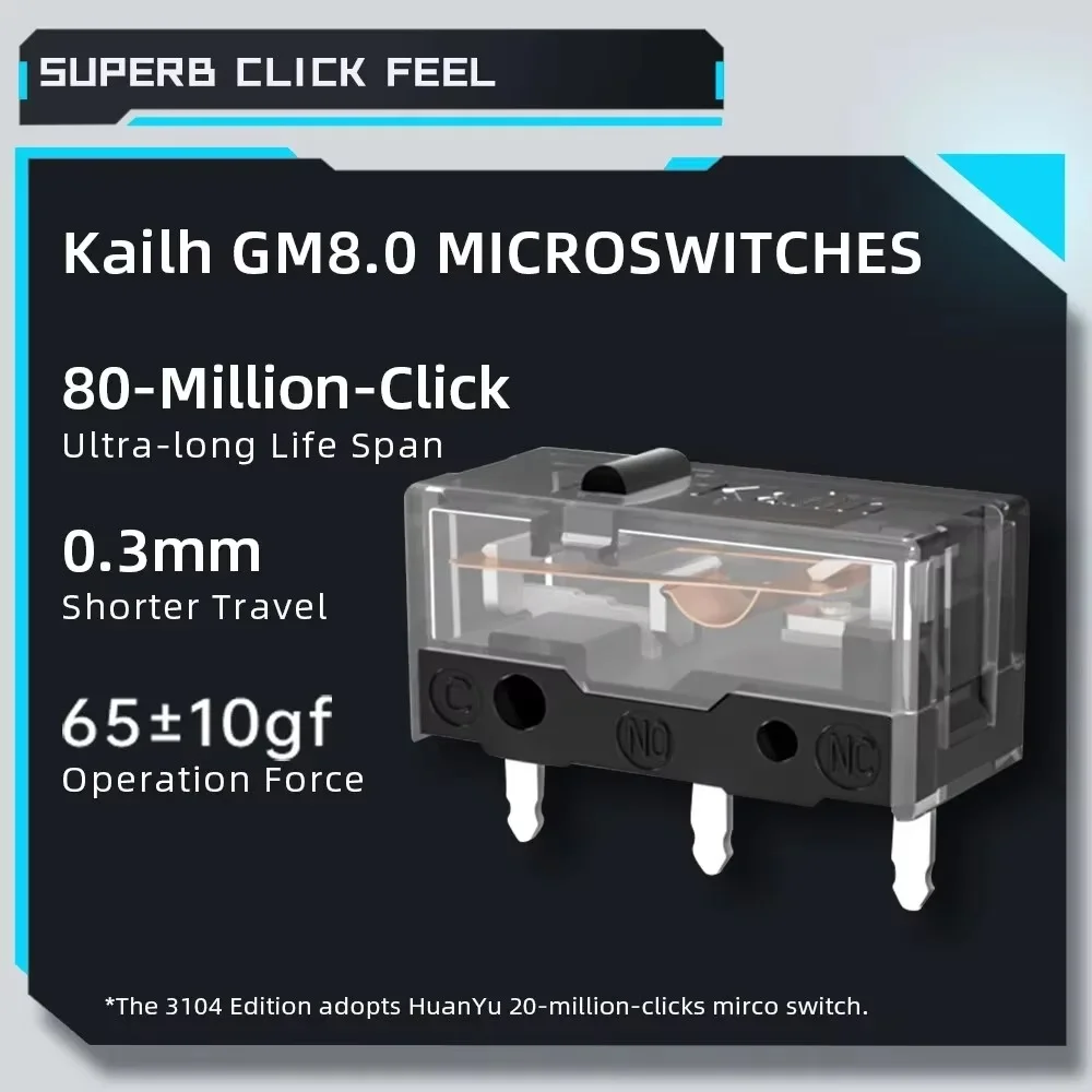 Игровая мышь Machenike M7 Pro двойной режим 2 4 ГГц беспроводная PAW3395 26000 точек на дюйм 650 IPS