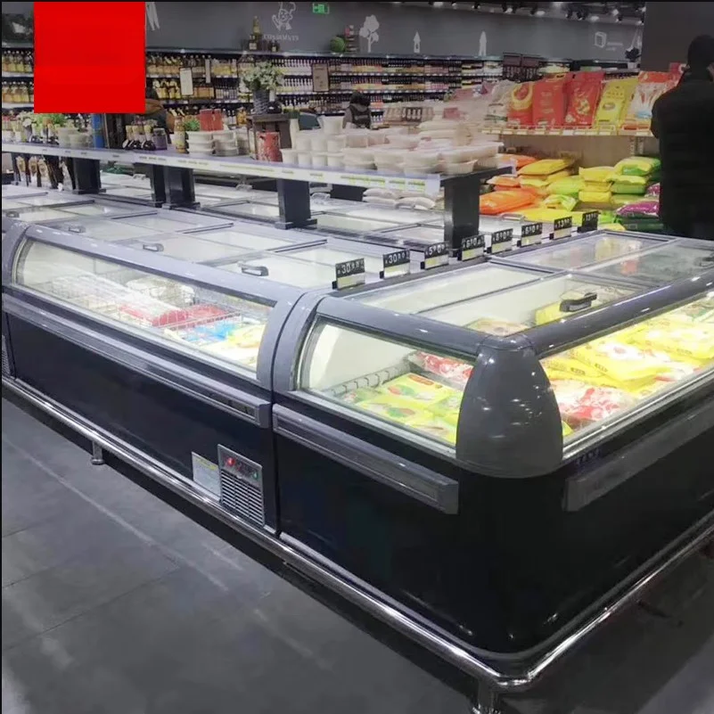 Морозильная камера для супермаркета замороженный комбинированный шкаф