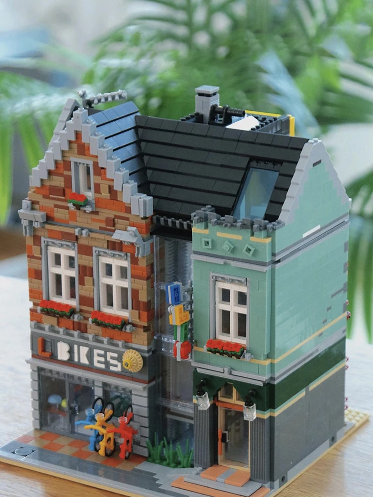 

M MENBIS 3000+Pcs City Mini Store Shop Building Blocks Toys Micro Size Bricks Model Technical Christmas Gifts for Kids Adult