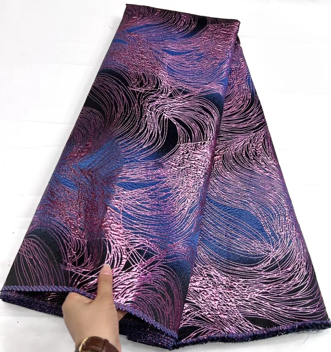 Горячая Распродажа Нигерия мода парчовое кружево высокое качество дизайн 2024