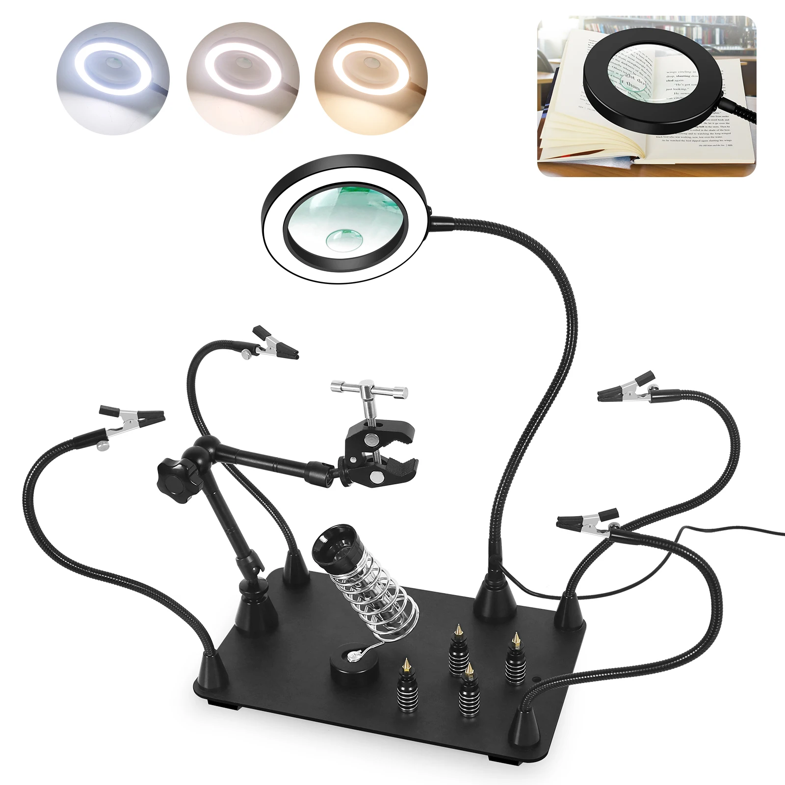 

NEWACALOX Магнитный паяльник с подсветкой