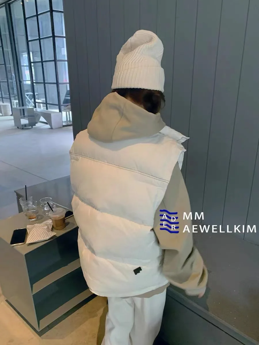 Ader error down vest women's autumn and winter new Korean design loose stand collar sleeveless bread coat coat