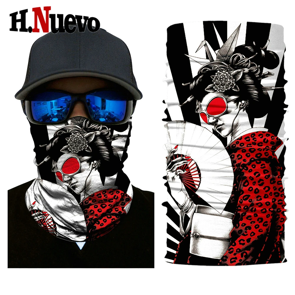 

Masks Balaclava Motorcycle Full Face Skull Mask Bicycle Motorbike Biker Sport Face Mask Anti Dust Windproof Scarf Neck Cover