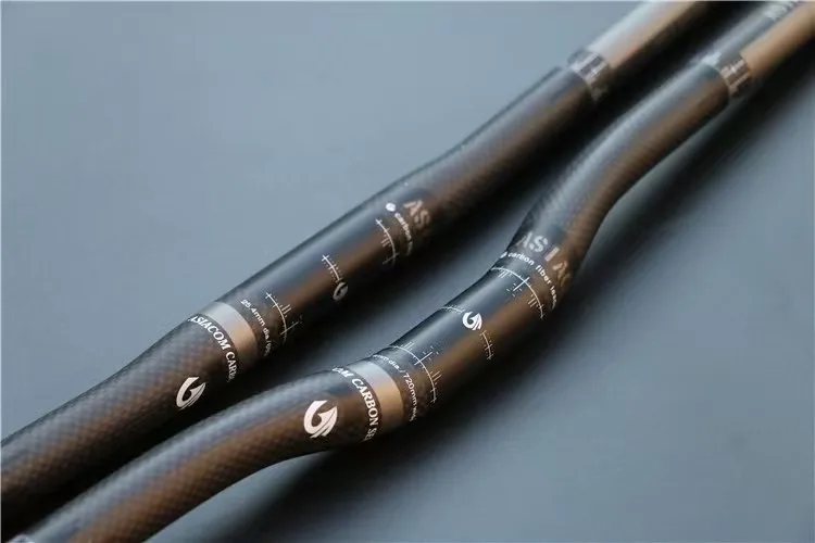 Карбоновый руль Mtb велосипедный 31 8*660/690/720 мм 3K матовый черный для аксессуаров