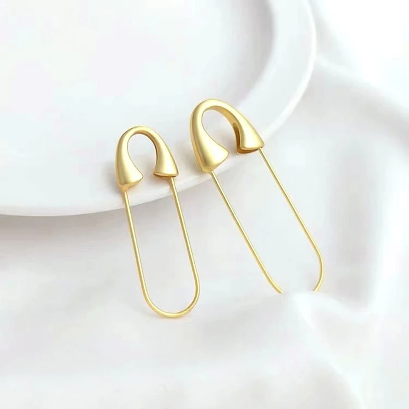 5PCS Safety Pins Brooch Gold Color Copper Clip Weeding Party Diy Jewelry Marking Accessories Findings Wholesale