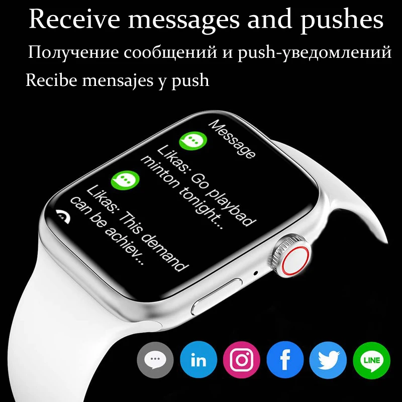 2 Inch IWO X8MAX Smart Watch Men Women Smartwatch 2022 Bluetooth Call Music Multi Language Fitness Tracker Clock For Android IOS