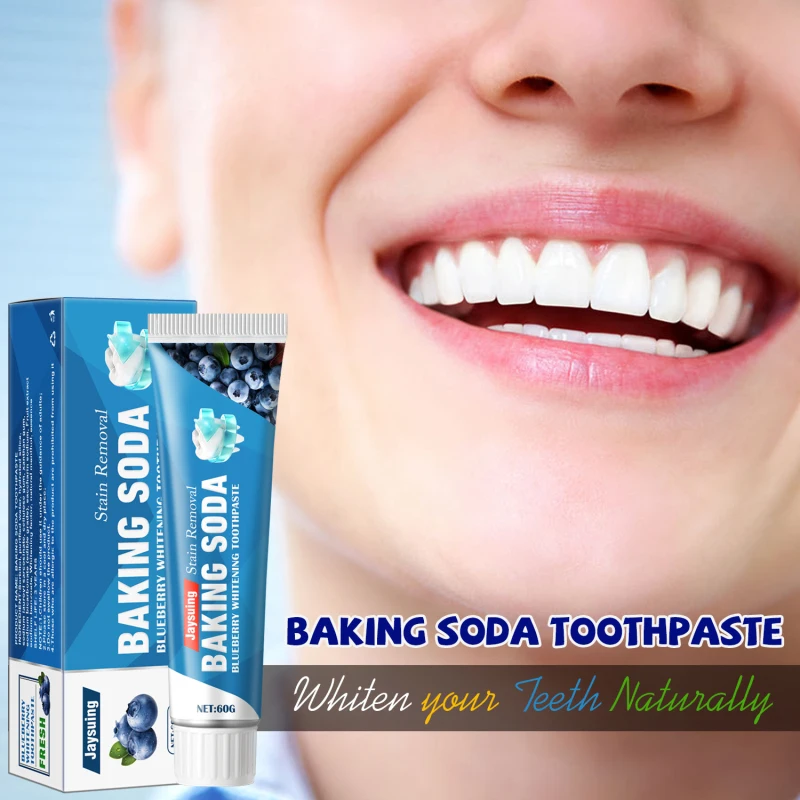 

Toothpaste Whitening Teeth Stain Removal Tooth Whitening Soda Toothpaste Passion Fruit Blueberry Fight Bleeding Gums Toothpaste