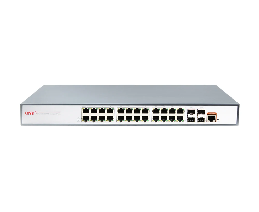 

Производитель 24 порта L2 + управляемый коммутатор ethernet 101001000 Мбит/с гигабитная система видеонаблюдения коммутатор ethernet