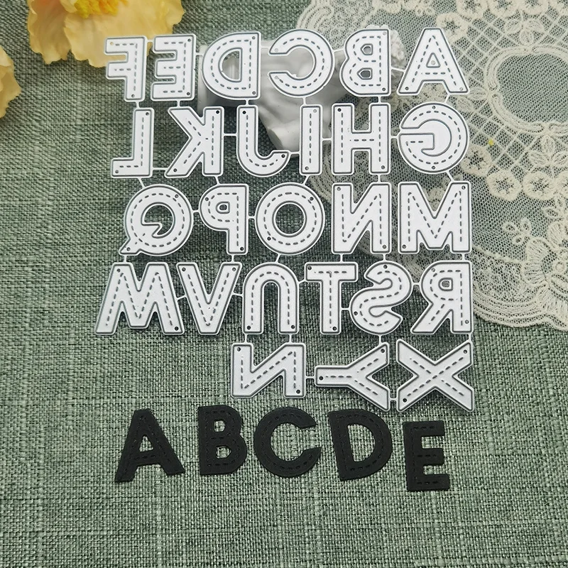 Письмо металлические штампы шаблон штамп вырезанные Скрапбукинг тиснение