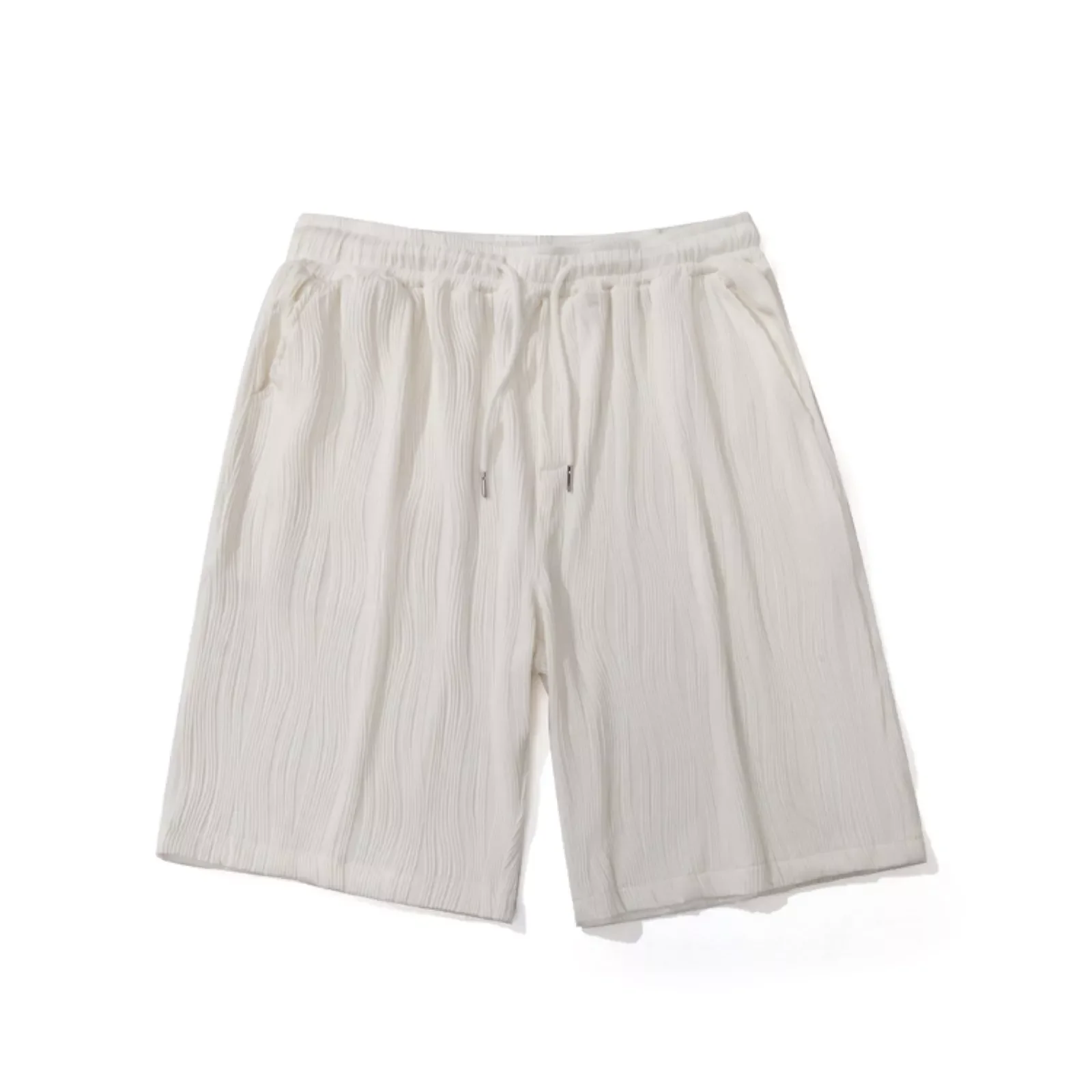 

NEW IN Sport Shorts Mens Summer Solid Color Pants Elastic Band Loose Sports Running Straight Shorts Beach Toddler Glitter