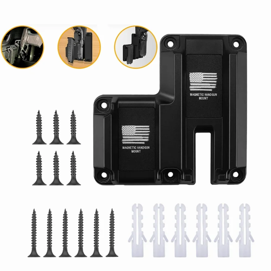 Магнитное крепление для пистолета 2 в 1 скрытый магнитный держатель Glock 17 19 43X Sig Sauer