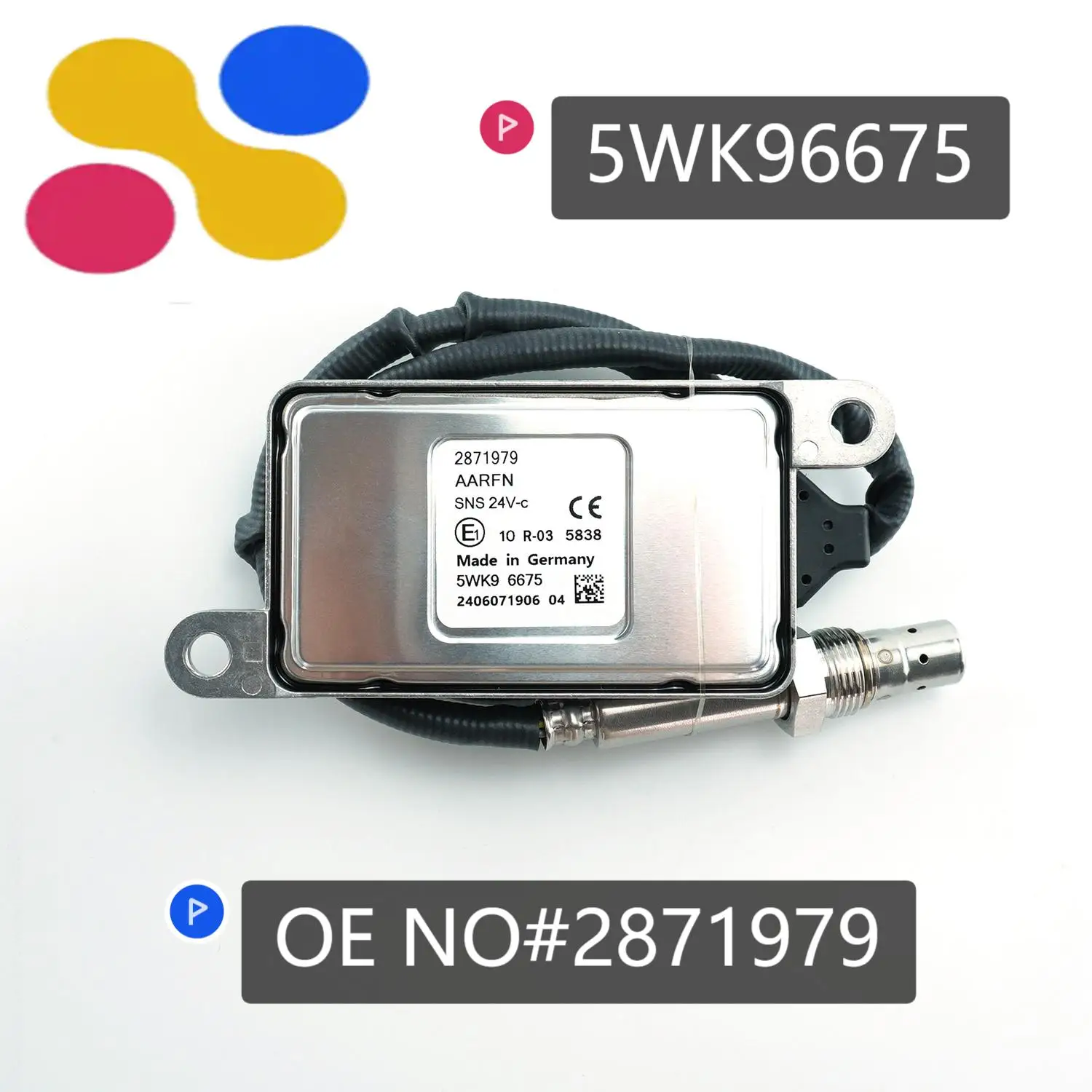 5WK9 6675 Factory Hot Sale Nitrogen Oxide Nox Sensor 5WK96675 2871979 for Cumminsor IVECO Truck