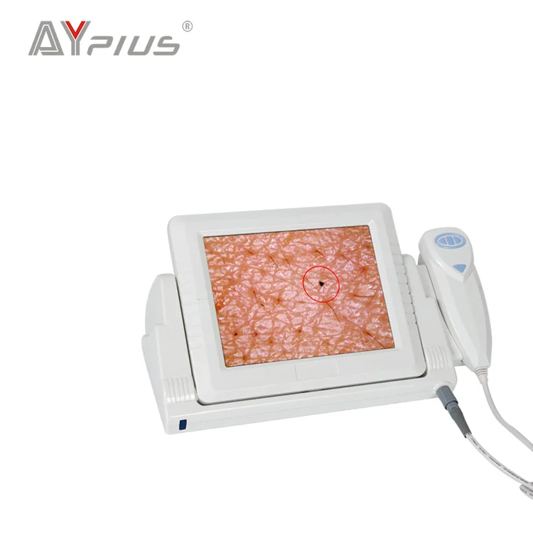 

AY plus AYJ-J015(CE)Hot Sell Handheld skin scanner hair and skin analyzer for body and facial beauty analysis machine
