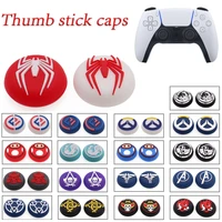 2pcs soft silicone thumb grip stick cap cover for ps5 ps4 pro ps3 xbox one 360 controller joystick cap accessories