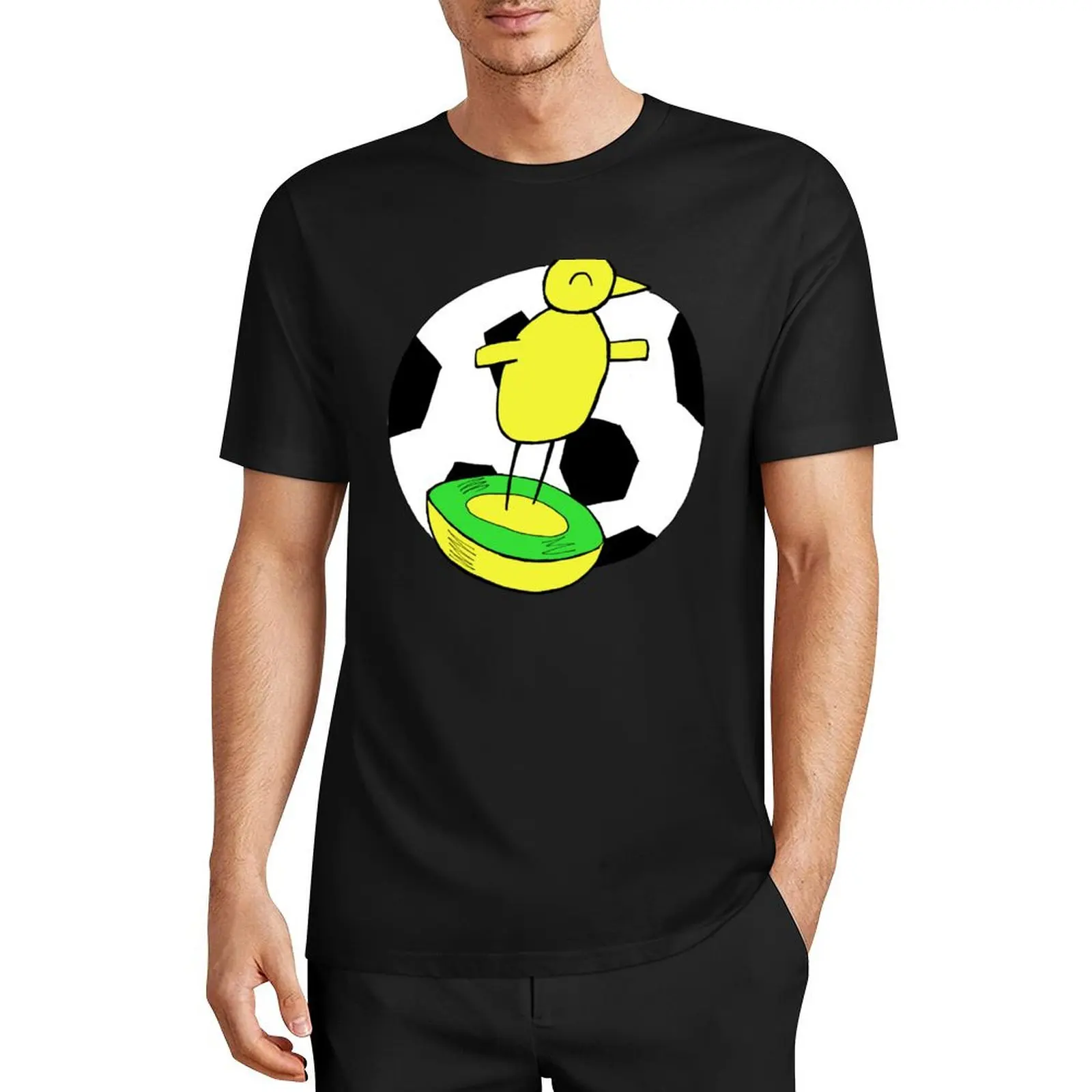 Футболка с рисунком Канарских суббутео-норвичских городских ФК свободные