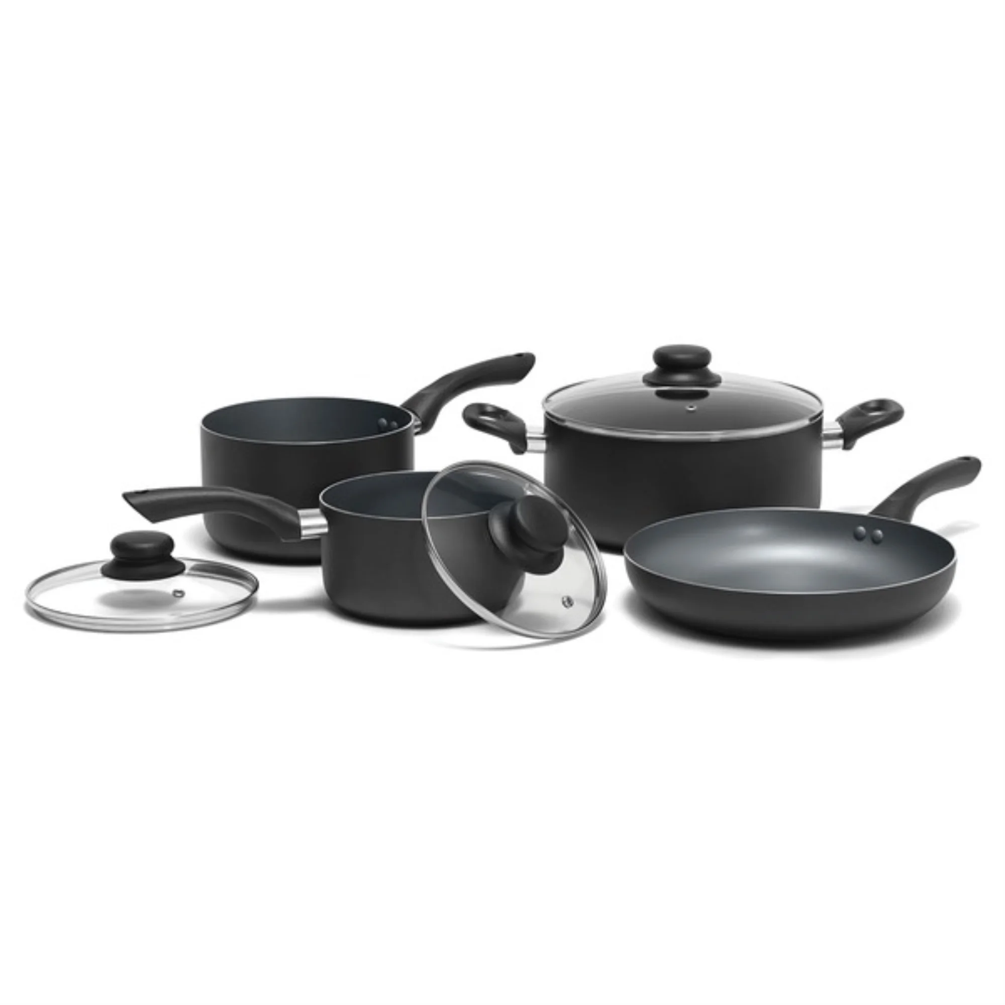 

12-Piece Aluminum Cookware Set with 3 Utensils