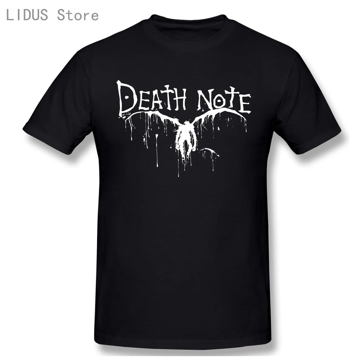 

2021 Fashion Graphic T-shirt Cartoon Anime DEATH NOTE Logo (2) Short Sleeve Casual Men O-neck 100% Cotton T shirt Top