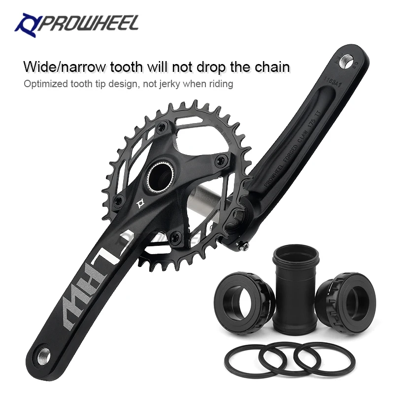 Коленчатый механизм Prowheel CLAW MTB 104BCD 170/175 мм круглые рычаги коленчатого вала для
