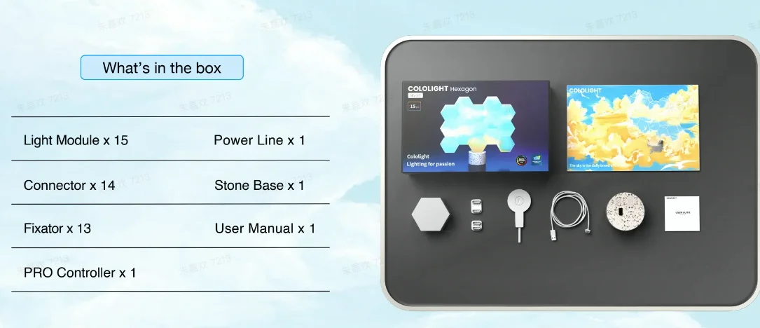 Разноцветный светящийся разноцветный RGB-подсветка