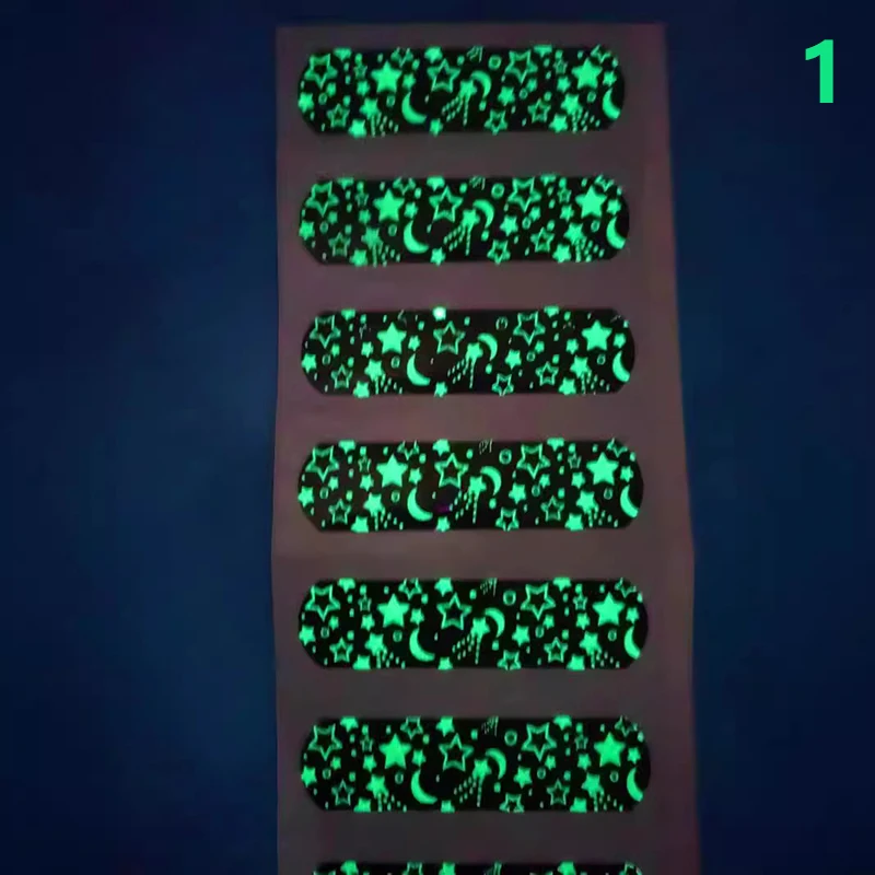 5 шт./набор светящиеся пластыри с рисунком