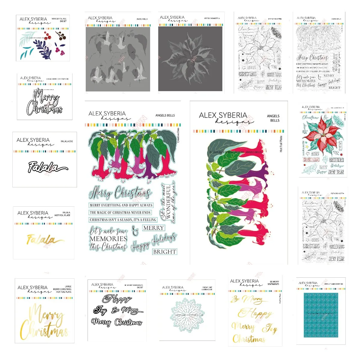 

Large Merry Christmas Snowflake Layering Metal Cutting Dies Stamps Stencil Hot Foil Plate Scrapbook Diary Decoration Stencil